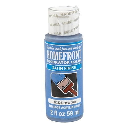 Homefront Decorator Color Satin Liberty Blue Hobby Paint 2 Oz